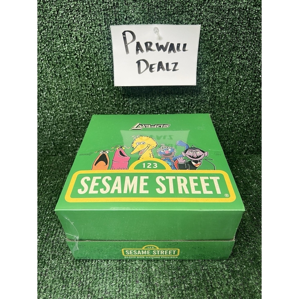 Super7 ReAction Sesame Street Blind Pink Box Target Complete Case of 12 SEALED!!